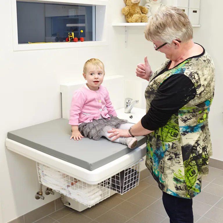 Stellemadrass til AddLife Maxi2 og Medi2 stellebord med vask